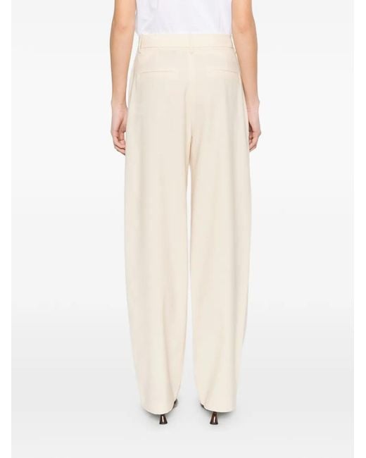 IRO White Cropped Trousers