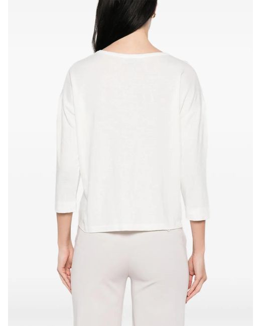 Base London White Crew-Neck T-Shirt