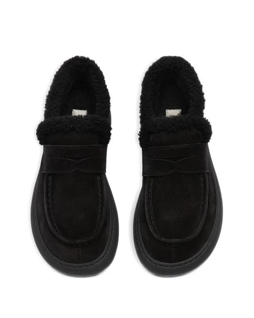 Officine Creative Black Dinghy Round-Toe Loafers