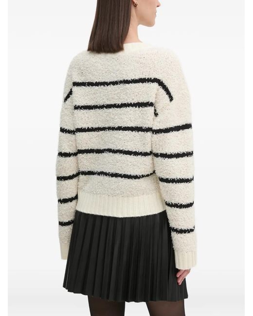 Ouí Natural Striped-Pattern Sweater