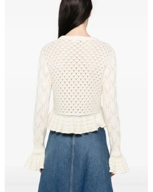 Chloé White Mc01 Knitwear