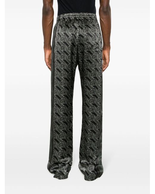 Pantalones con estampado Heart Monogram Casablancabrand de color Gray