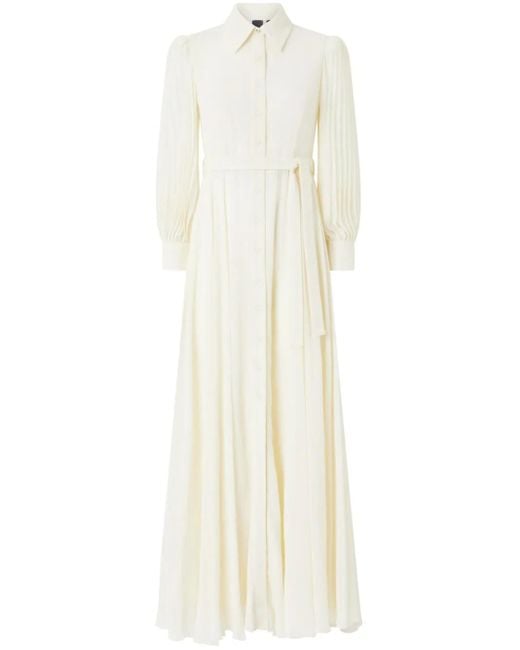Robe Montpellier À Coupe Longue Pinko en coloris White