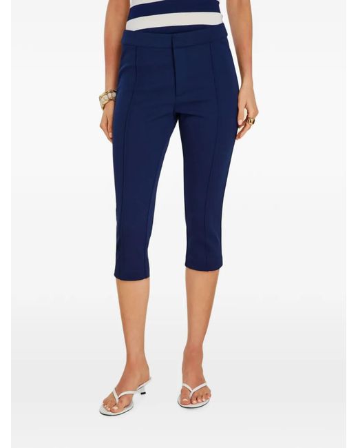 SER.O.YA Blue Samra Cropped Trousers