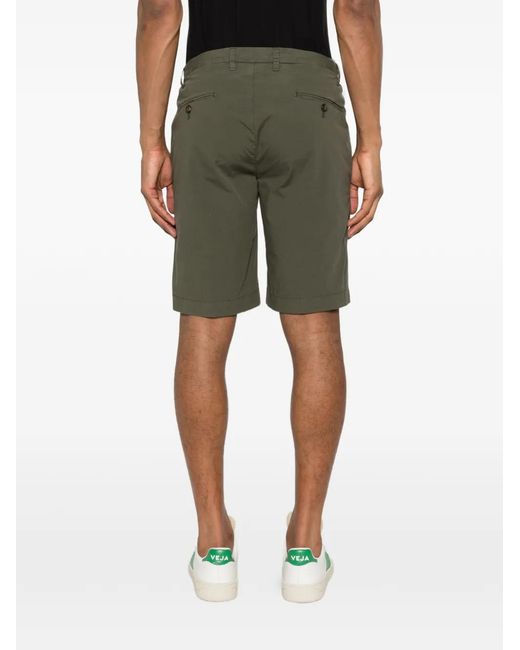 Briglia 1949 Green Drawstring Tailored Shorts for men