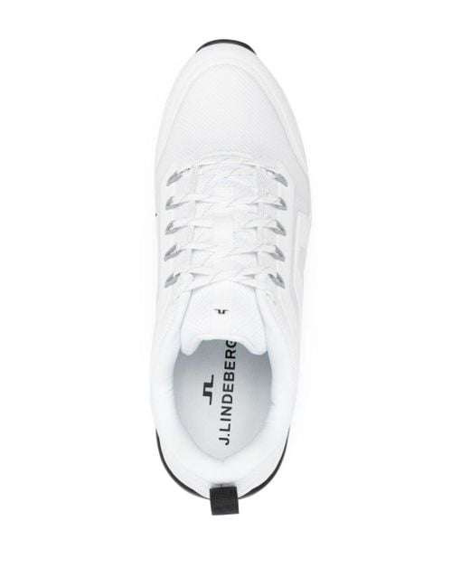 J.Lindeberg Range Finder Mesh Sneakers in het White voor heren
