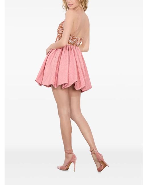 Alice + Olivia Nessa Jurk in het Red