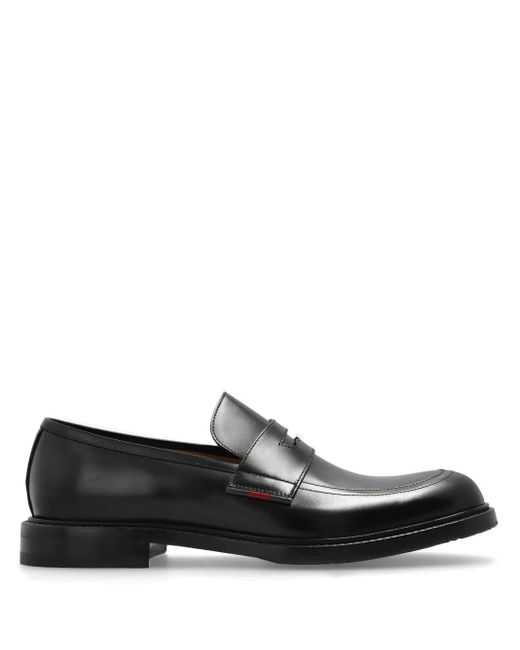 Gucci Black Leather Loafers for men