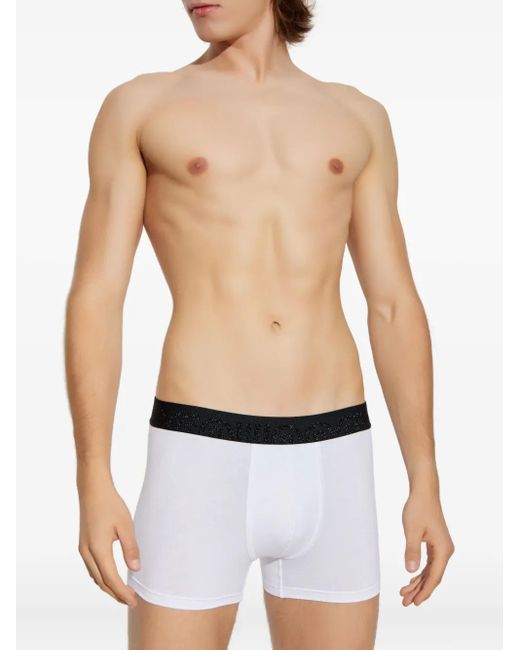 DSquared² Blue Elastic-waistband Boxers for men