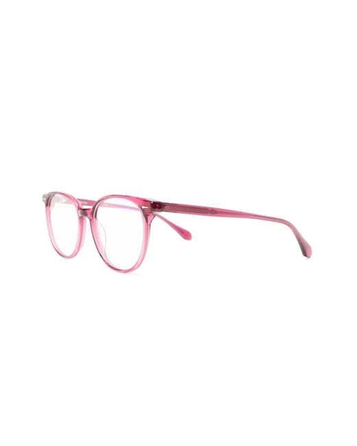 Gigi Studios Pink Dora Round-Frame Glasses