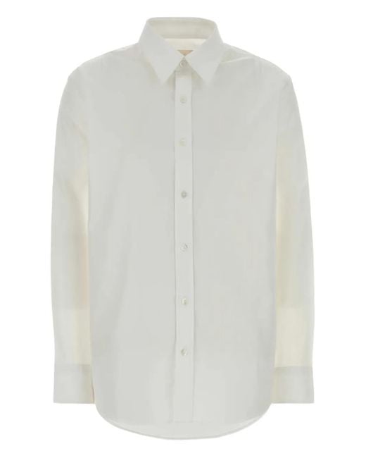 A.P.C. White Poplin Shirt