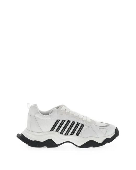 DSquared² White Wave Sneakers for men