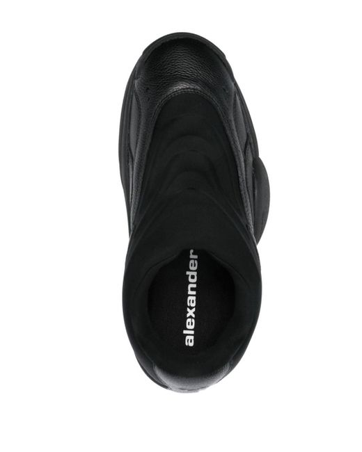 Alexander Wang Black Hoop Pebble Sneakers