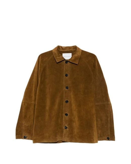 Giacca Bowe di Studio Nicholson in Brown da Uomo