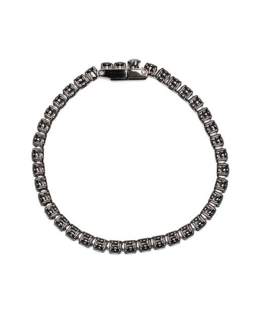 Pulsera Matrix de rutenio Swarovski de color Metallic