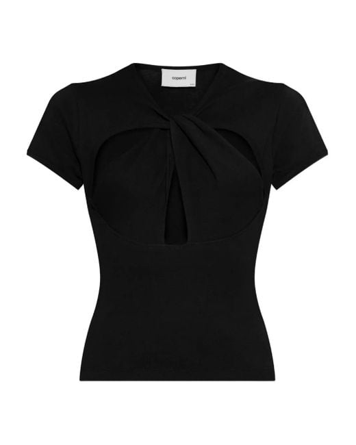 Coperni Black Cut-Out Top