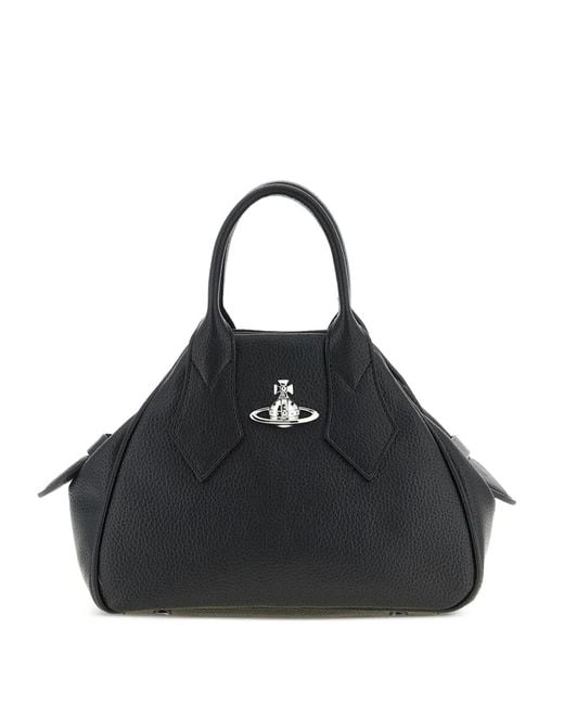 Vivienne Westwood Black Small Yasmine Tote Bag