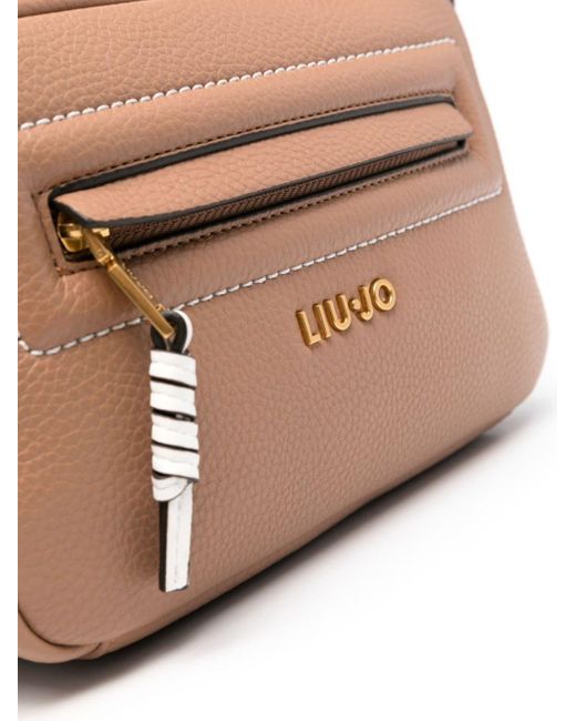 Liu Jo Pink Logo-lettering Crossbody Bag