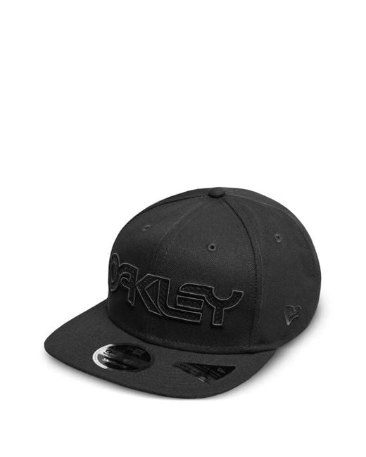 Oakley Black 9Fifty Logo-Embroidered Cap for men