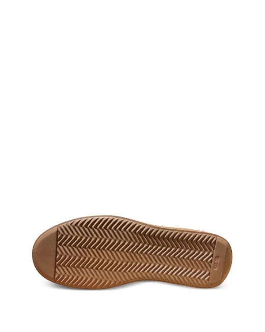 Calce Brown Baskets À Finitions En Cuir for men