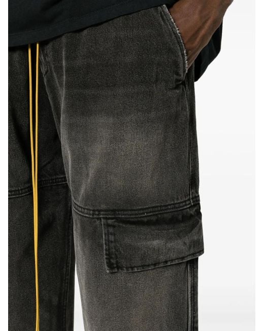 Rhude Cargo Jeans in het Black voor heren
