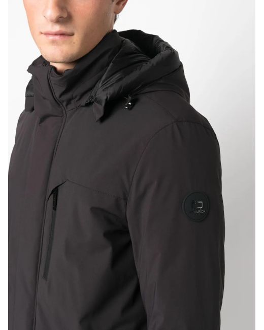 Woolrich Black Mountain Parka Coat for men