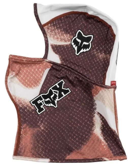 Supreme Brown X Fox Racing Lightweight Balaclava