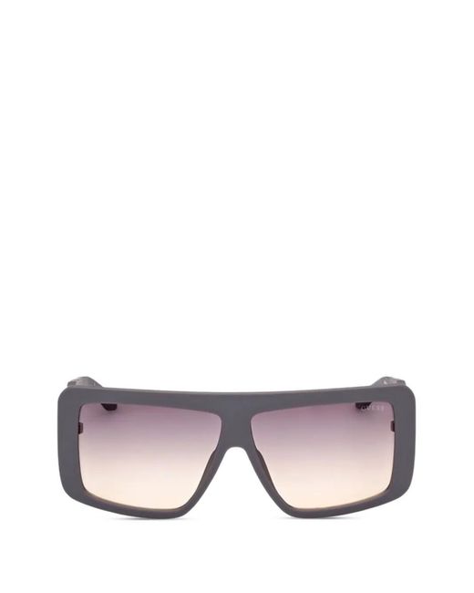 GUESS EYEWEAR Pink Geometric-Frame Sunglasses for men