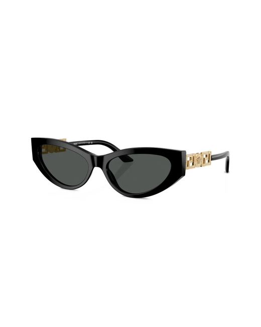 Versace Black Medusa Head Cat-Eye Sunglasses