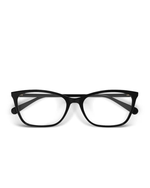 Gucci Black Brille Mit Eckigem Gestell