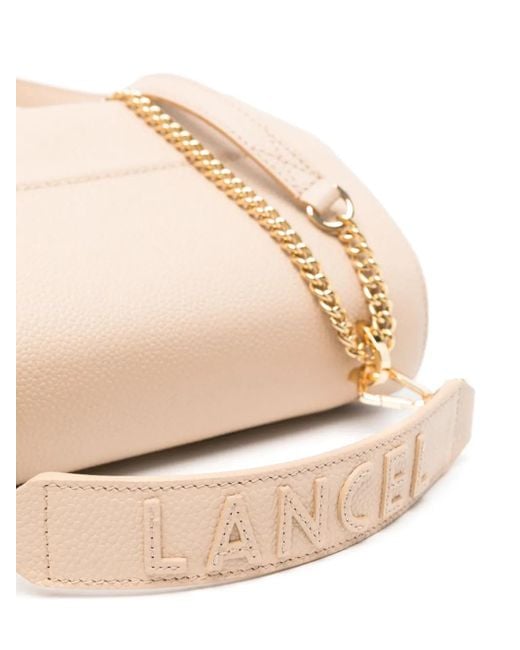 Lancel Natural Ninon Leather Shoulder Bag