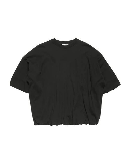 Acne Black T-Shirt mit Print