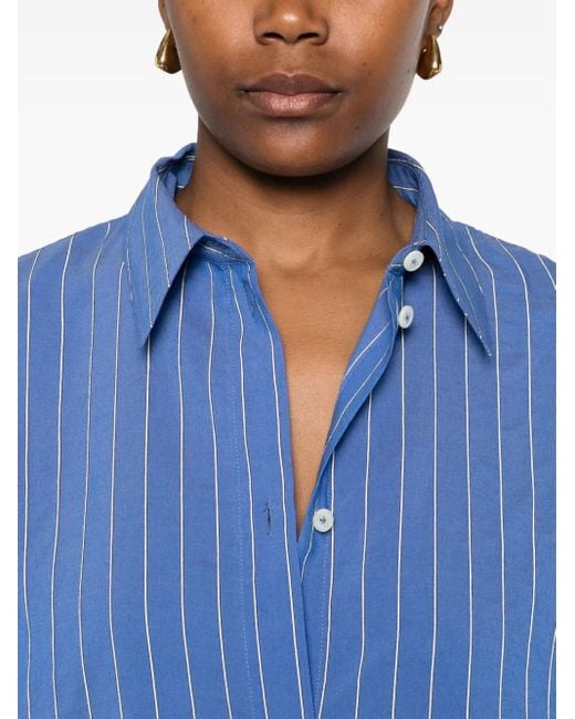Totême  Blue Striped Shirt
