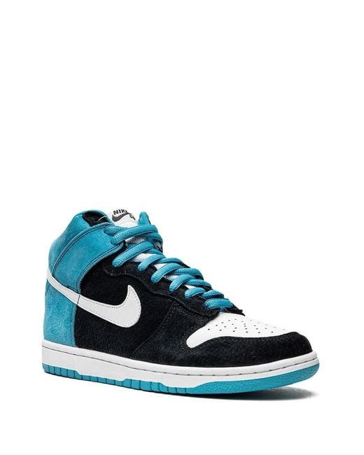 Nike Blue Sb Dunk High Pro "Send Help" Sneakers for men