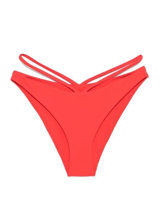 Jonathan Simkhai Red Bas De Bikini Emmalynn