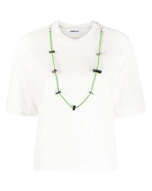 Ambush White Stoppers Boxy T-Shirt