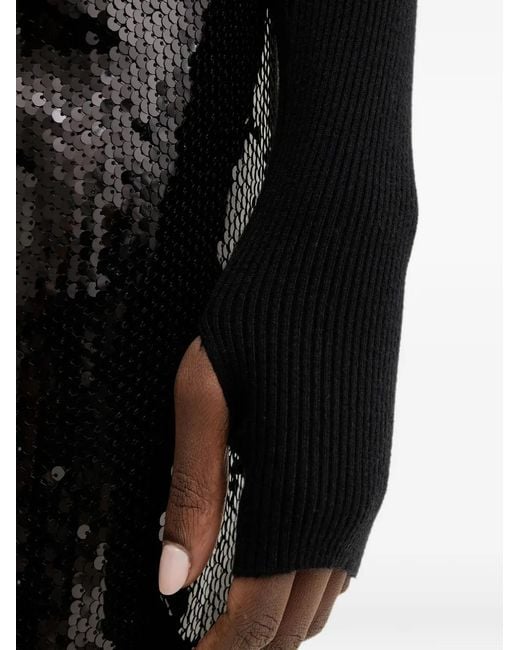 Haveone Ribbed Top in het Black