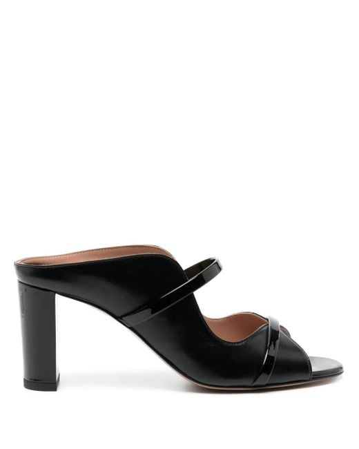 Malone Souliers Black 70Mm Leather Sandals