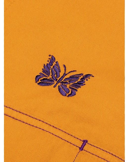 Needles Orange X Smith's Butterfly-Embroidered Jacket for men