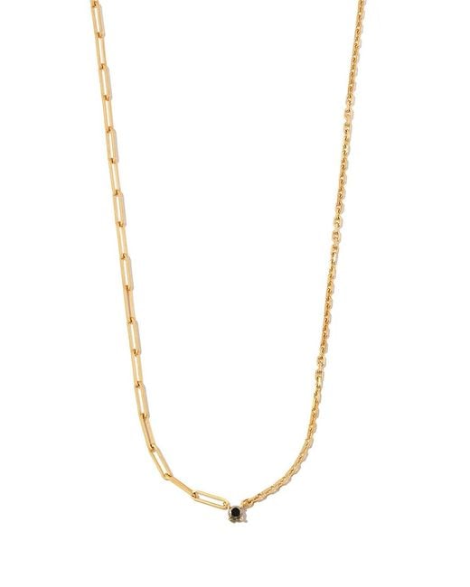 Yvonne Léon White 18Kt Mixed Chain Diamond Necklace for men
