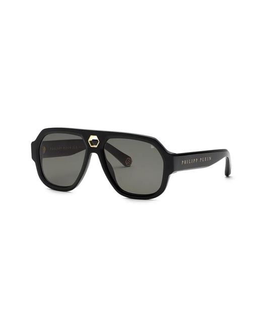 Philipp Plein Black Starlight Sunglasses for men