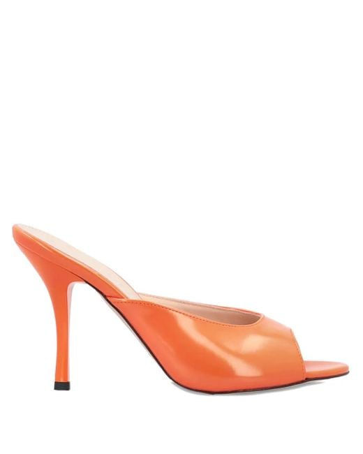 Pinko Pink Open-Toe Stiletto Sandals