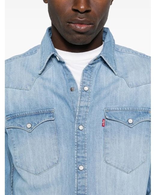 Levi's Blue Shirts for men