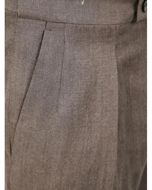 Incotex Gray Tailored Trousers for men
