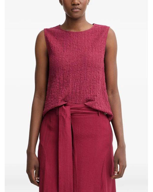 Pedro Del Hierro Madrid Textured Sleeveless Top