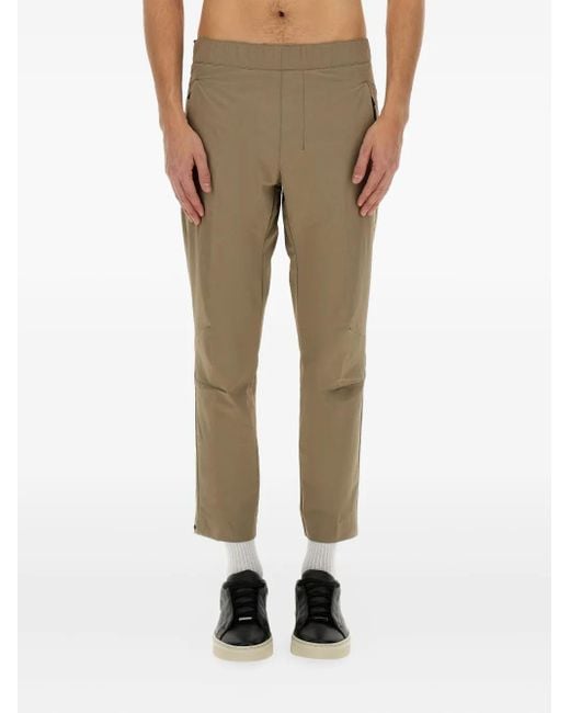 Boss Trainingsbroek Met Elastische Tailleband En Toelopende Pijpen in het Natural voor heren