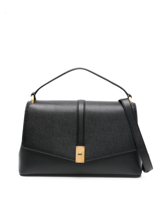 DKNY Black Conner Leather Tote Bag