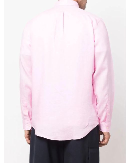 Polo Ralph Lauren Pink Polo Pony Button-Down Shirt for men