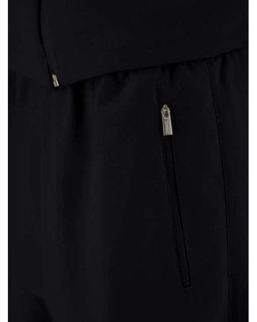 Laminar Black Drawstring Elasticated Trousers