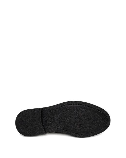 Filling Pieces Brown Reed Woven-Panel Loafers for men